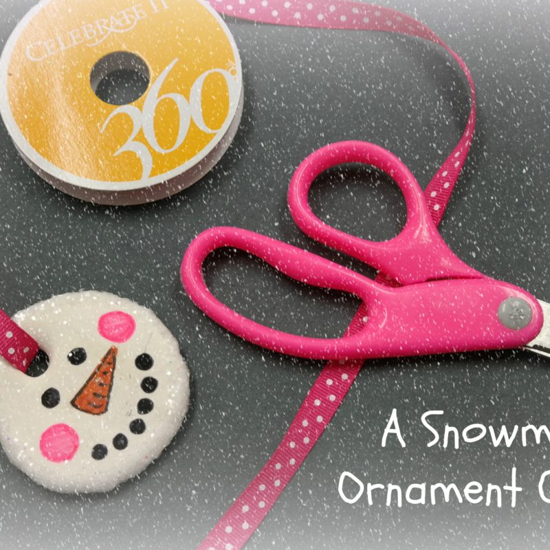 A DIY Snowman Ornament for Kids