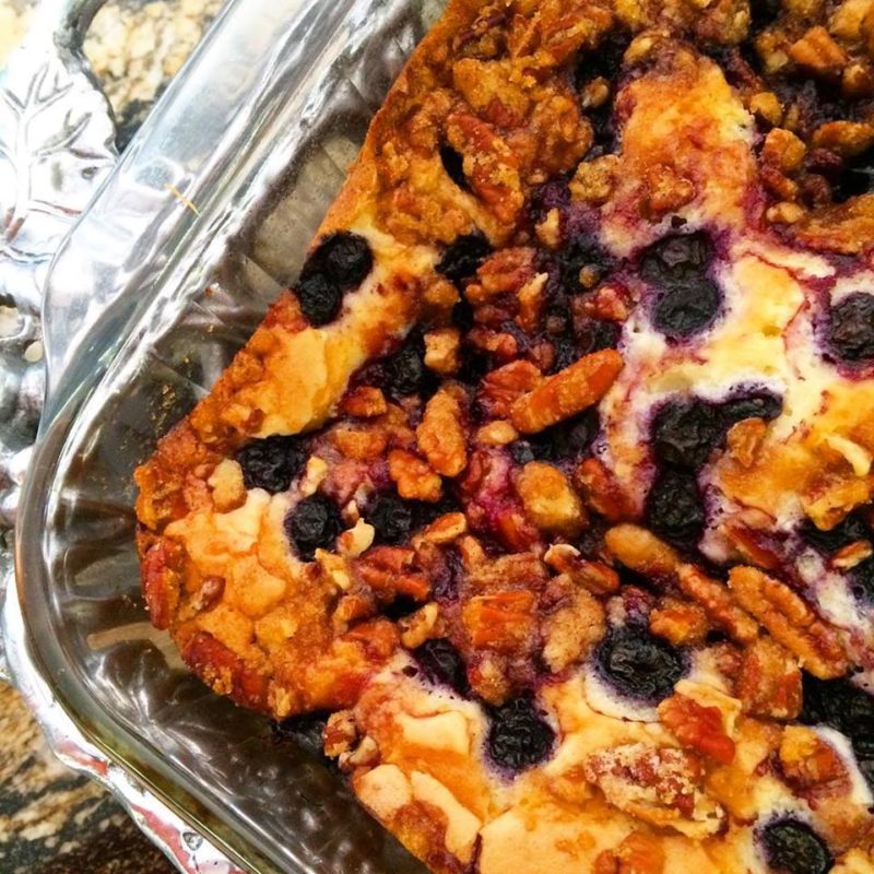 A Blueberry Coffee Cake