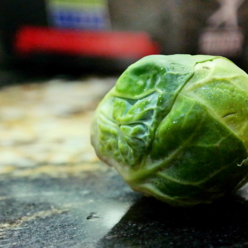 Brussels Sprouts and Walnuts- I Think I Like You.