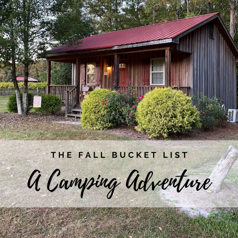 The Fall Bucket List- A Camping Adventure