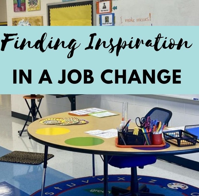 Finding Inspiration in a Job Change
